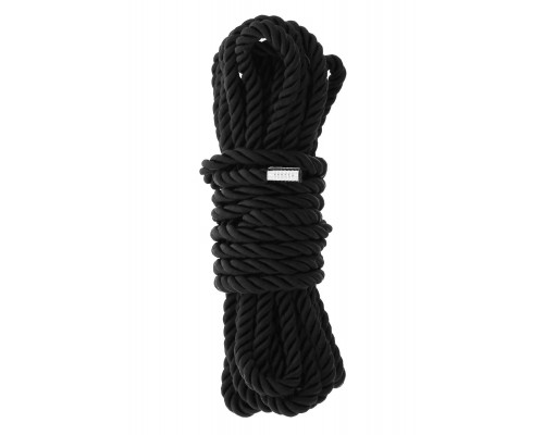 Заказать Черная веревка для шибари DELUXE BONDAGE ROPE - 5 м.