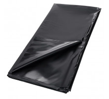 Черная простыня для секса из ПВХ - 220 х 200 см.
