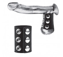 Утяжка на пенис на кнопочках 100% PVC STRAP WITH METAL SNAP