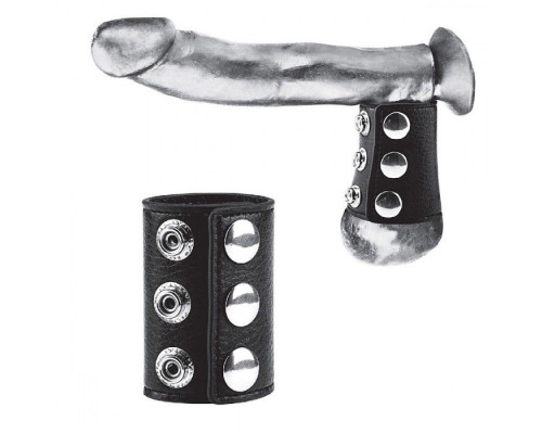 Заказать Утяжка на пенис на кнопочках 100% PVC STRAP WITH METAL SNAP