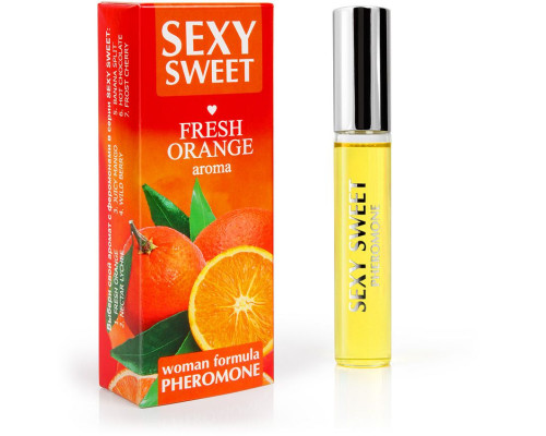 Заказать Парфюм для тела с феромонами Sexy Sweet с ароматом апельсина - 10 мл.