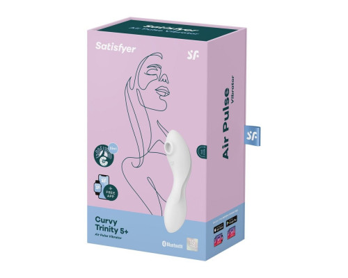 Заказать Белый вибратор 3-в-1 Curvy Trinity 5+ Заказать Белый вибратор 3-в-1 Curvy Trinity 5+