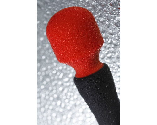 Заказать Черно-красный двусторонний вибромассажер Black Red - 21 см.