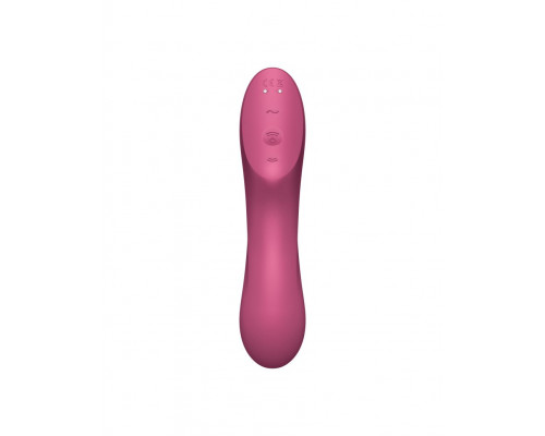 Заказать Малиновый вакуум-волновой вибростимулятор Satisfyer Curvy Trinity 3