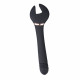Заказать Черный двусторонний вибратор Key Control Massager Wand в форме гаечного ключа