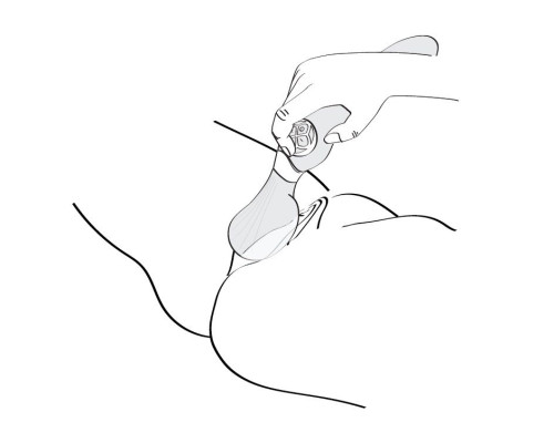 Малиновый двусторонний вибростимулятор ZOA - 26,5 см.