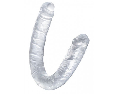 Заказать Прозрачный двухсторонний фаллоимитатор Double Dildo - 40 см. Заказать Прозрачный двухсторонний фаллоимитатор Double Dildo - 40 см.