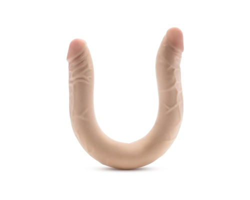 Телесный двусторонний фаллоимитатор 16.5 Inch Double Dong - 41,9 см.