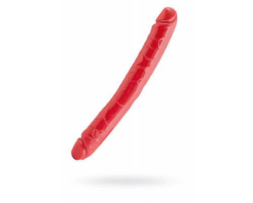 Заказать Красный двусторонний фаллоимитатор - 31 см.