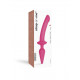 Заказать Розовый двусторонний фаллоимитатор Strap-On-Me Dildo Plug-In Switch size S