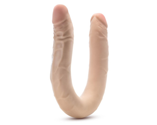 Телесный двусторонний фаллоимитатор 16.5 Inch Double Dong - 41,9 см.