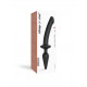 Заказать Черный двусторонний фаллоимитатор Strap-On-Me Dildo Plug-In Switch size S