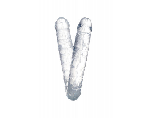 Заказать Прозрачный двухсторонний фаллоимитатор Double Dildo - 40 см. Заказать Прозрачный двухсторонний фаллоимитатор Double Dildo - 40 см.
