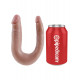 Заказать Двусторонний фаллоимитатор U-Shaped Small Double Trouble - 33,5 см.
