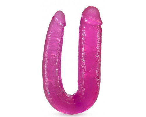 Заказать Розовый двусторонний фаллоимитатор Double Headed Dildo - 45 см.