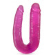 Заказать Розовый двусторонний фаллоимитатор Double Headed Dildo - 45 см.