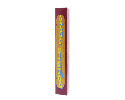 Заказать Двойной фиолетовый фаллоимитатор DOUBLE DONG LAVENDER - 30 см.