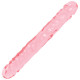 Заказать Двухсторонний гелевый фаллоимитатор Crystal Jellies 12  Jr. Double Dong - 30,5 см.