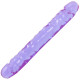 Заказать Двухсторонний фиалковый фаллос Crystal Jellies 12  Jr. Double Dong - 30,5 см.