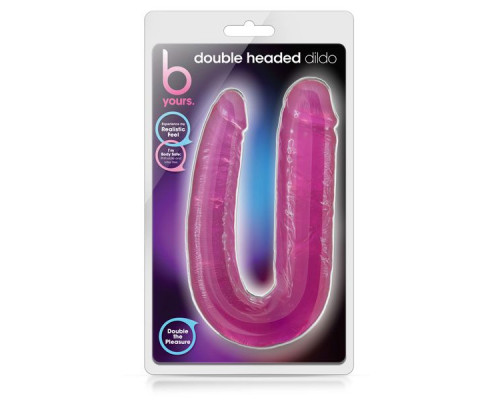 Заказать Розовый двусторонний фаллоимитатор Double Headed Dildo - 45 см.