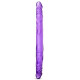 Заказать Фиолетовый двусторонний фаллоимитатор 14 Inch Double Dildo - 35 см.
