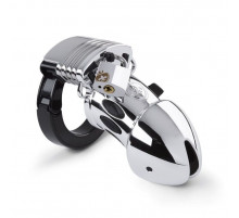 Мужской пояс верности Pubic Enemy No1 Silver Edition