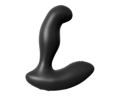 Заказать Черный массажер простаты Electro Stim Prostate Vibe с электростимуляцией - 13,3 см.