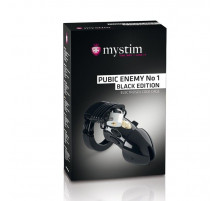 Пояс верности с электростимуляцией Mystim Pubic Enemy No1 Black Edition