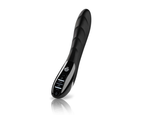 Заказать Вибратор с электростимуляцией Sizzling Simon Black Edition - 27 см.