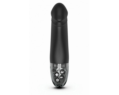 Заказать Черный вибратор с электростимуляцией Real Deal Neal - 16,5 см.