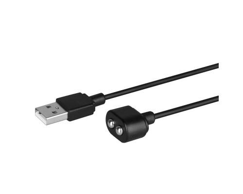 Черный магнитный кабель для зарядки Satisfyer USB Charging Cable