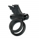Заказать Черное эрекционное виброкольцо Passionate Ring IX