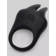 Заказать Черное эрекционное виброкольцо Sensation Rechargeable Vibrating Rabbit Love Ring