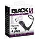 Заказать Черное эрекционное кольцо с анальной вибропробкой Vibrating Ring   Plug