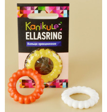 Цветное рельефное эрекционное кольцо Ellasring