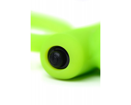 Заказать Зеленое эрекционное виброкольцо на пенис Cock Ring