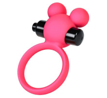Розовое виброкольцо на пенис A-Toys