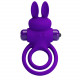 Заказать Фиолетовое эрекционное кольцо с вибростимуляцией клитора Vibrant Penis Ring III