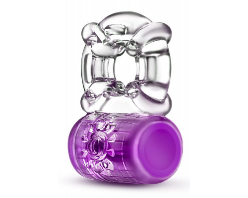 Заказать Фиолетовое эрекционное виброкольцо Pleaser Rechargeable C-Ring