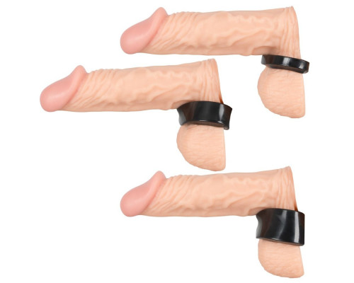 Заказать Набор из 3 колец для утяжки мошонки Rebel Ball Stretching Kit
