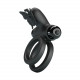 Заказать Черное эрекционное виброкольцо Passionate Ring IX