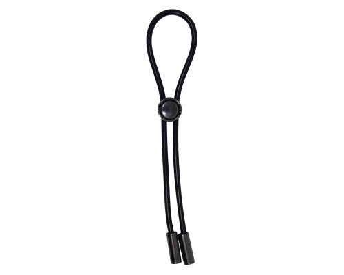 Черное эрекционное лассо