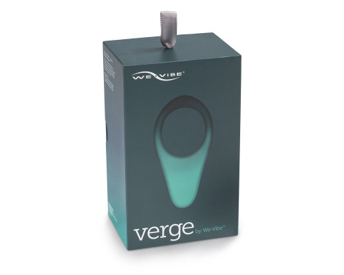 Заказать Чёрное эрекционное виброкольцо We-vibe Verge