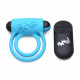 Заказать Голубое эрекционное виброкольцо 28X Remote Control Vibrating Cock Ring   Bullet