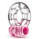 Заказать Розовое эрекционное виброкольцо Arouser Vibrating C-Ring