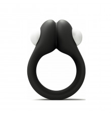 Черное эрекционное кольцо Zippy Vibrating Ring With Bullet