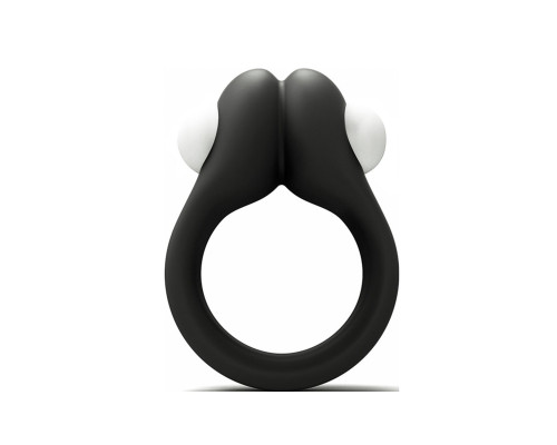Черное эрекционное кольцо Zippy Vibrating Ring With Bullet