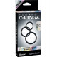 Заказать Набор из трех черных эрекционных колец Silicone 3-Ring Stamina Set