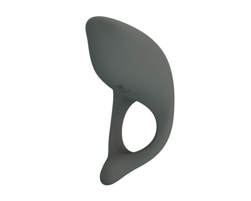 Заказать Серое эрекционное кольцо с вибростимуляцией клитора