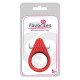 Заказать Красное эрекционное кольцо LIT-UP SILICONE STIMU RING 1 RED